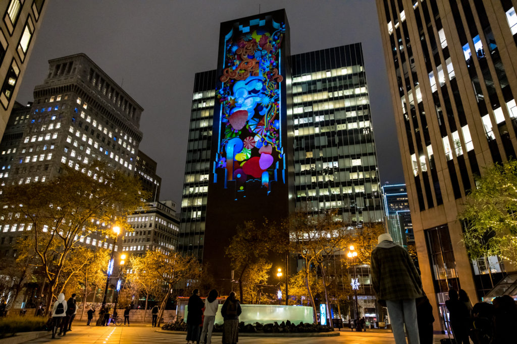 Panasonic-projection-lets-glow-sf